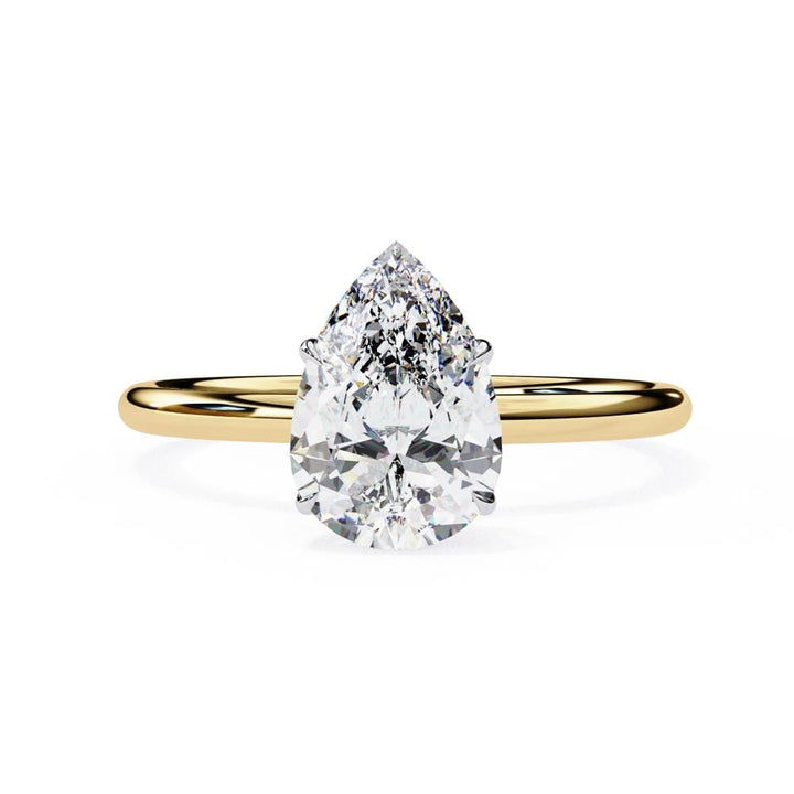 Pear Solitaire Engagement ring