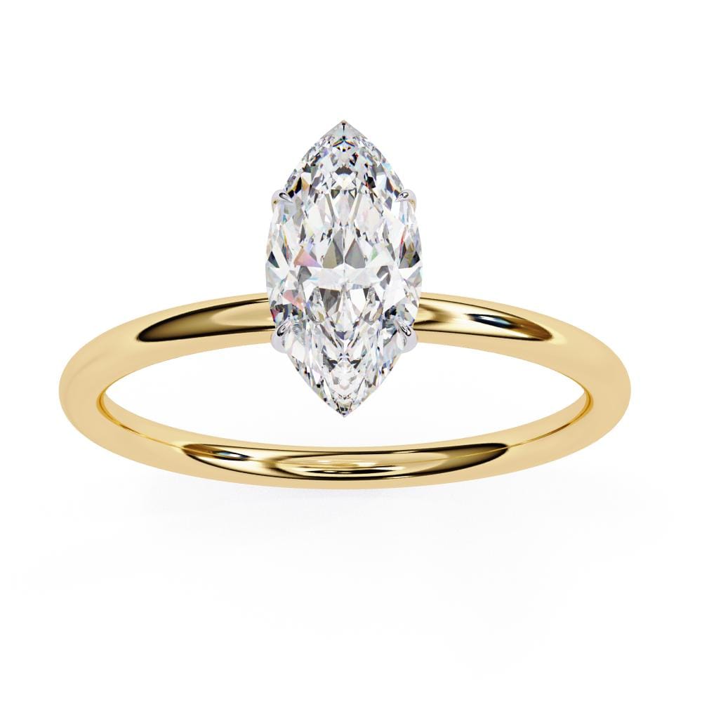 Marquise Solitaire Engagement ring
