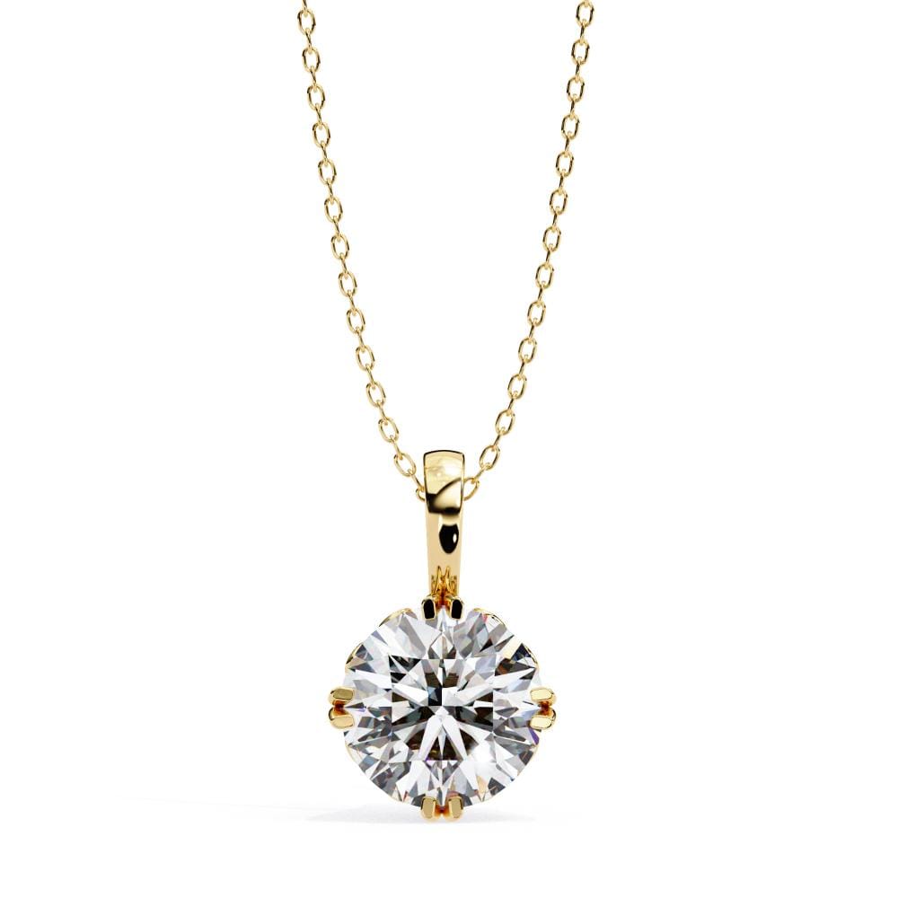 vintage diamond necklace, round pendant necklace
