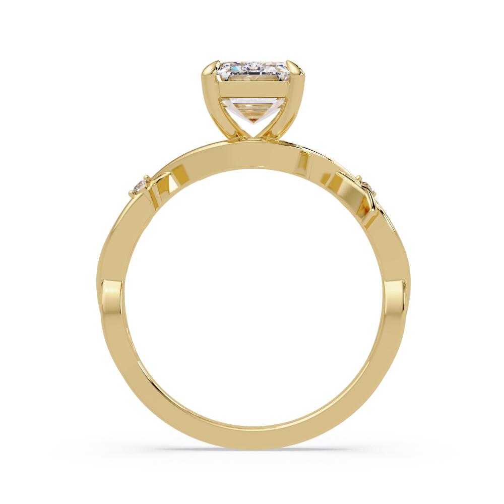 Emerald Engagement Ring inspired by Nature