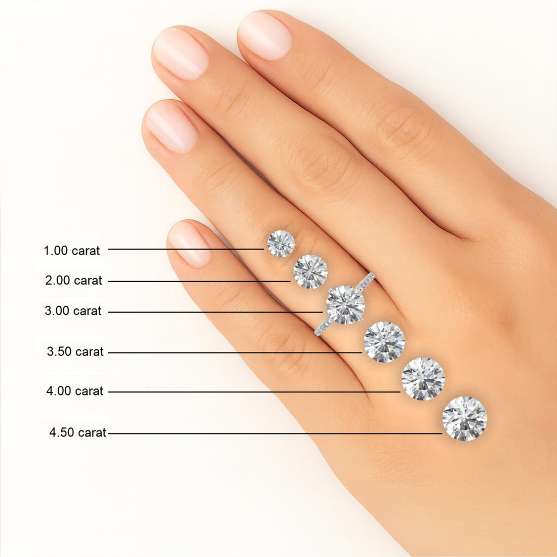 Round Halo with Pave Band Engagement ring