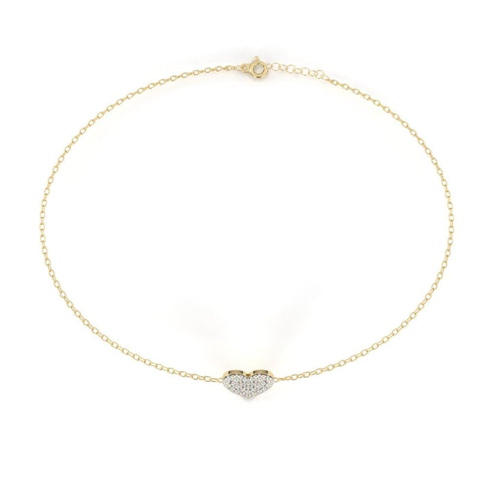 Heart Shape Love Moissanite Bracelet