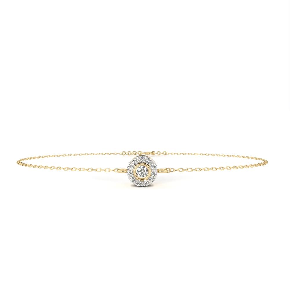 Round Moissanite Diamond Loose Bracelet