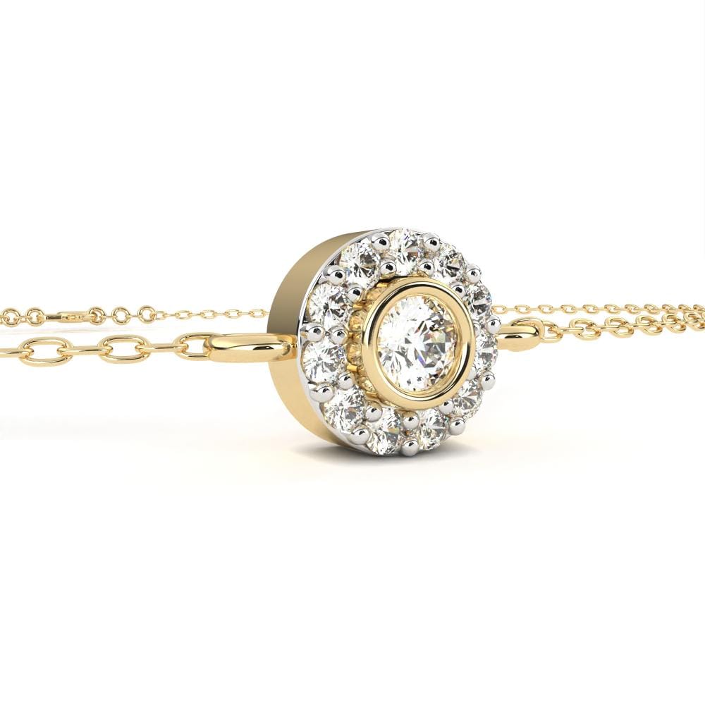 Round Moissanite Diamond Loose Bracelet