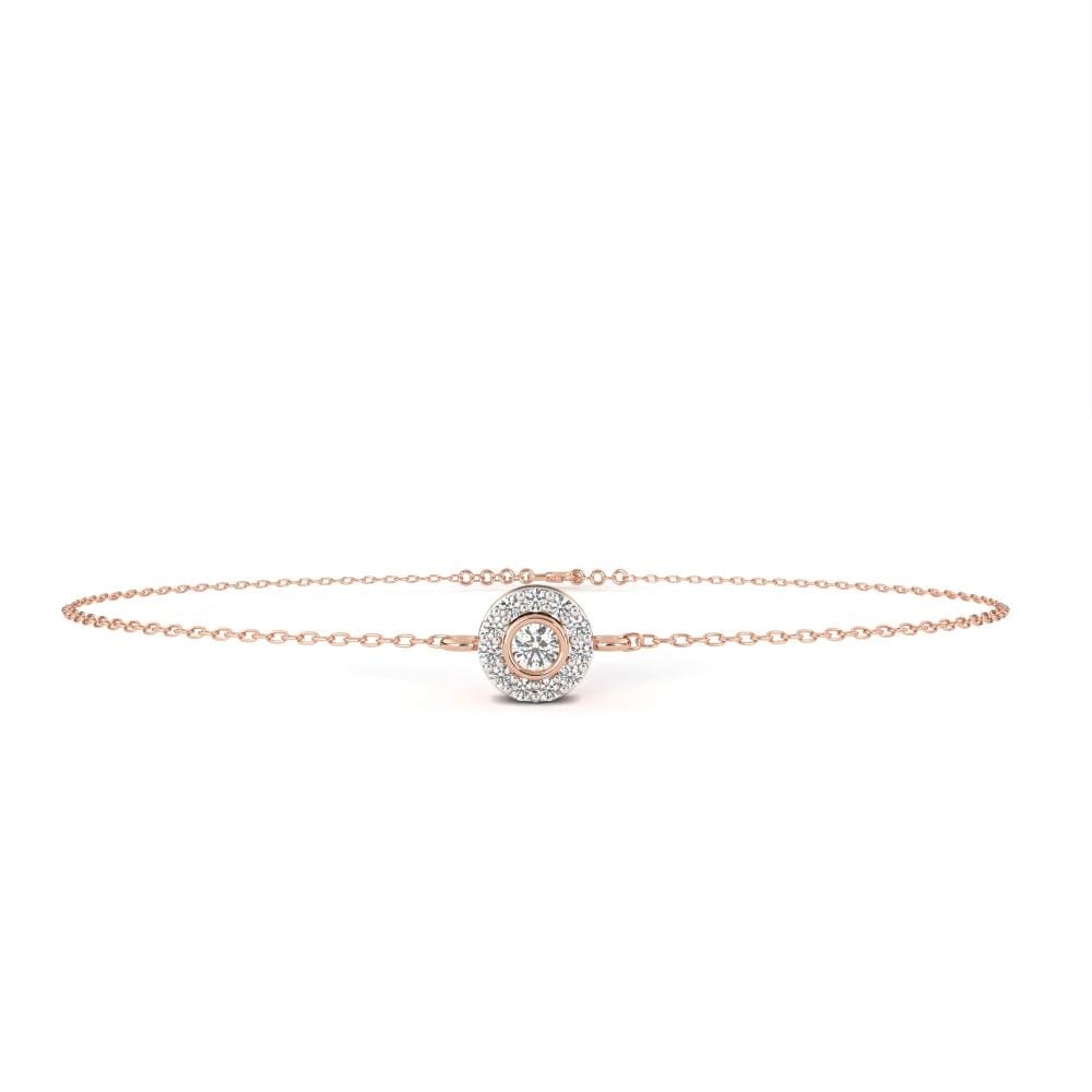 Round Moissanite Diamond Loose Bracelet