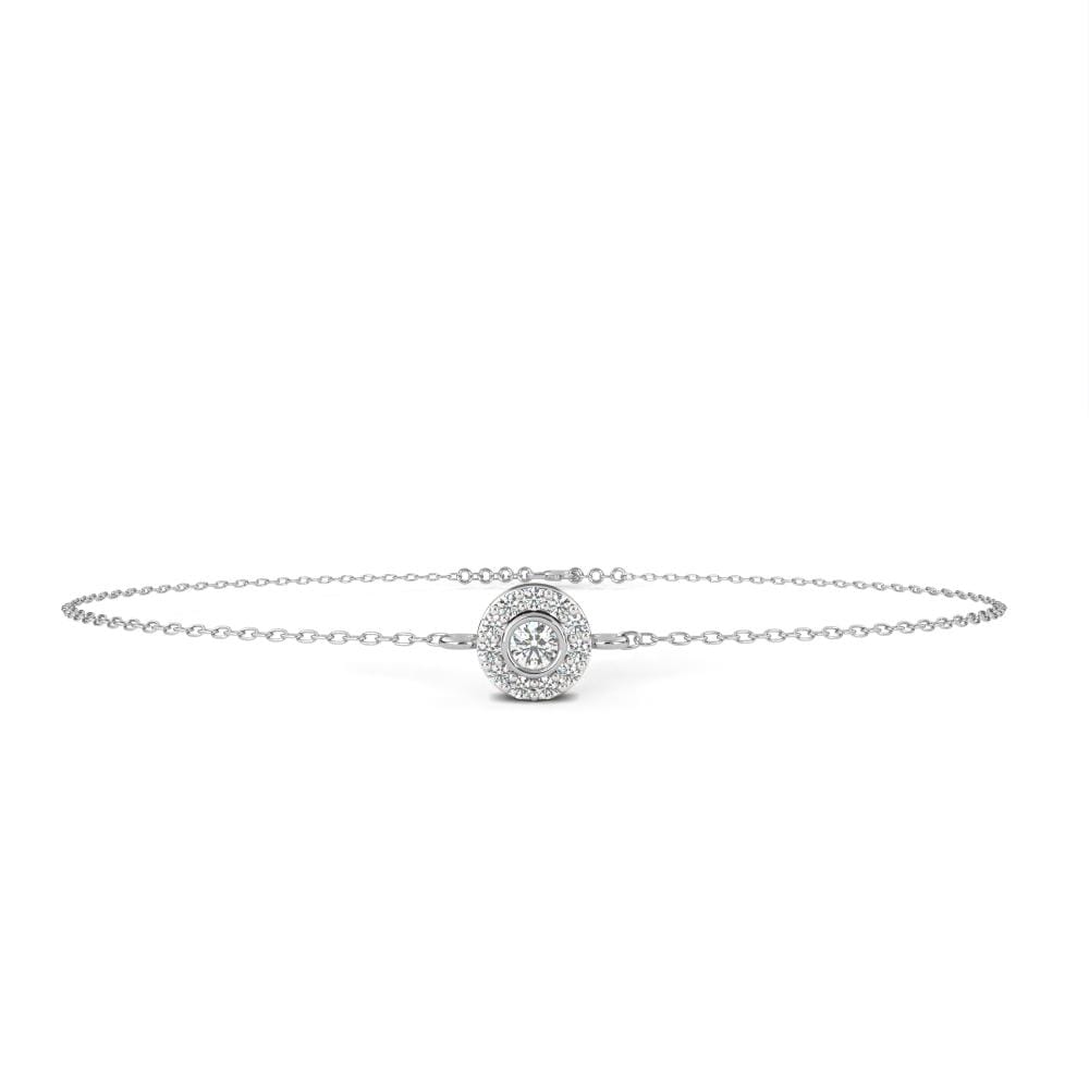 Round Moissanite Diamond Loose Bracelet