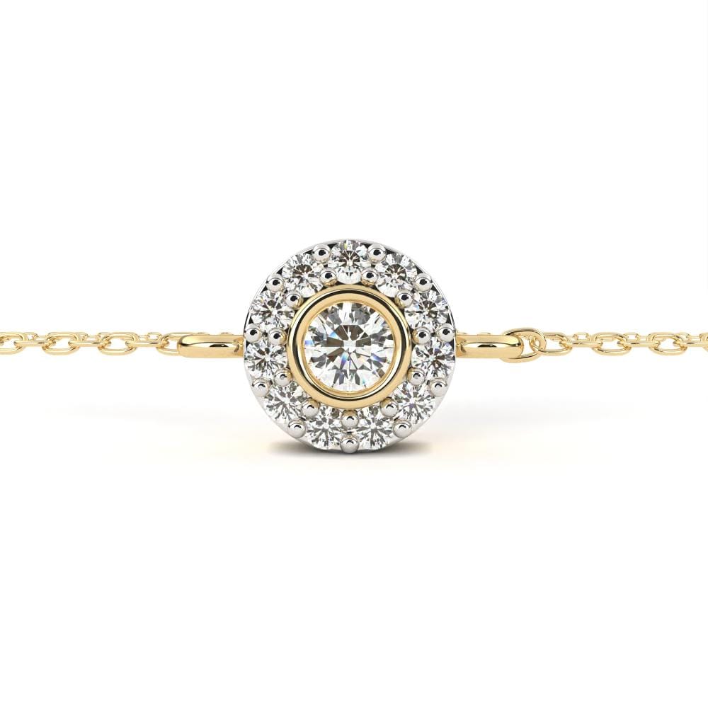 Round Moissanite Diamond Loose Bracelet