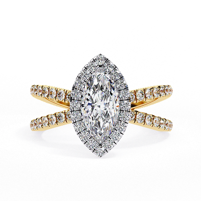 Split Shank Engagement Ring