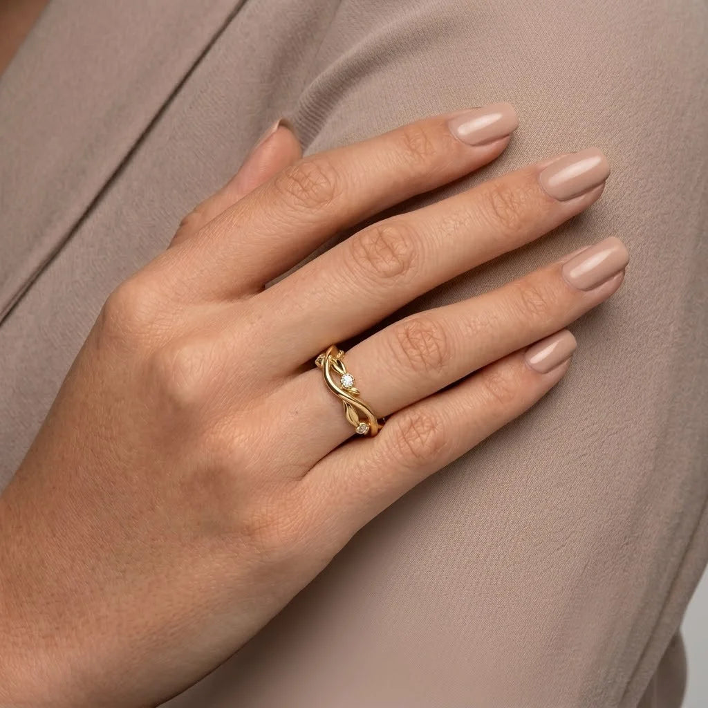 Unique Stackable Wedding Band