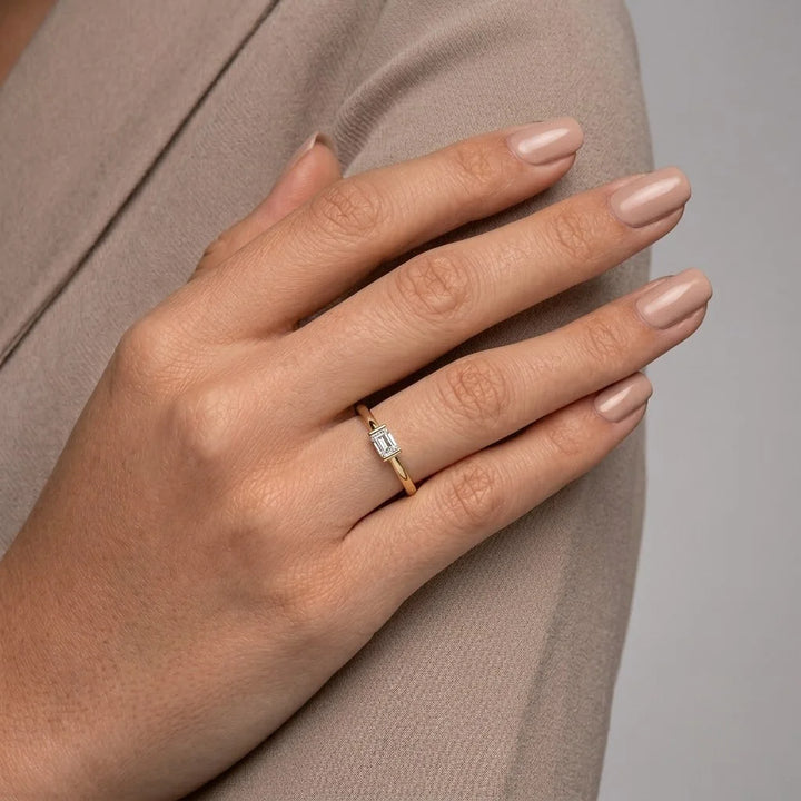 Baguette Bar Set Wedding Band