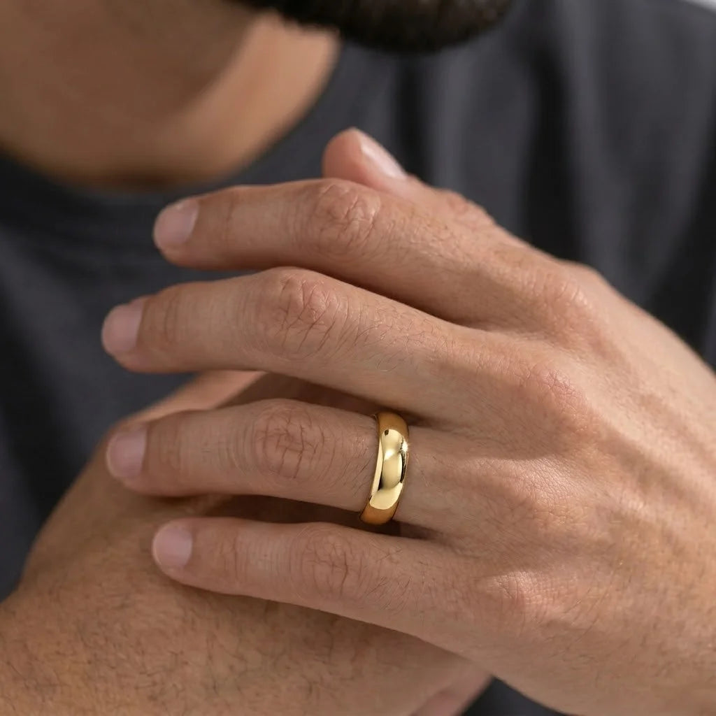 Polished Comfort Fit Wedding Band