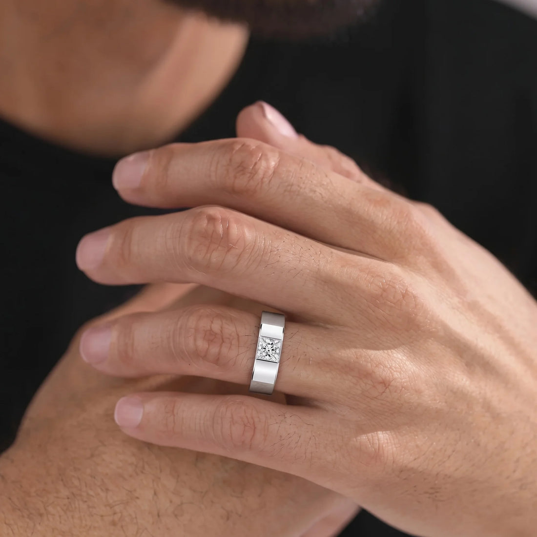 Gents Solitaire Diamond Ring