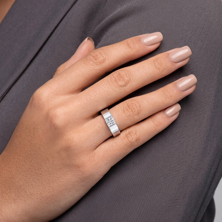 Gents Solitaire Diamond Ring