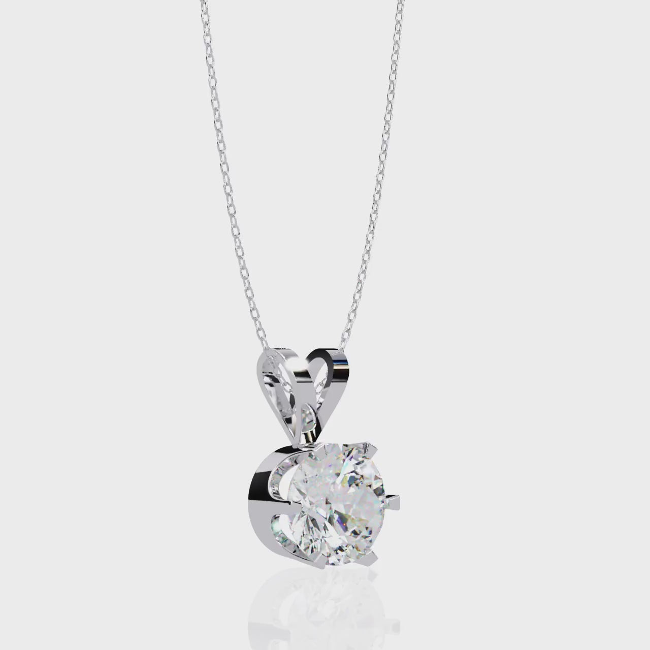 Single Diamond Necklace