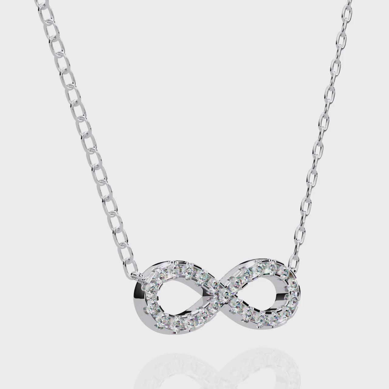 Infinity Diamond necklace