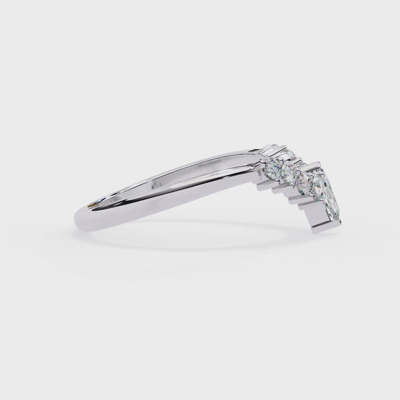 Tiara Wedding Band