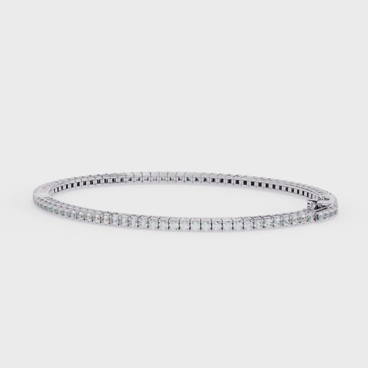 Flex Tennis Moissanite Bracelet