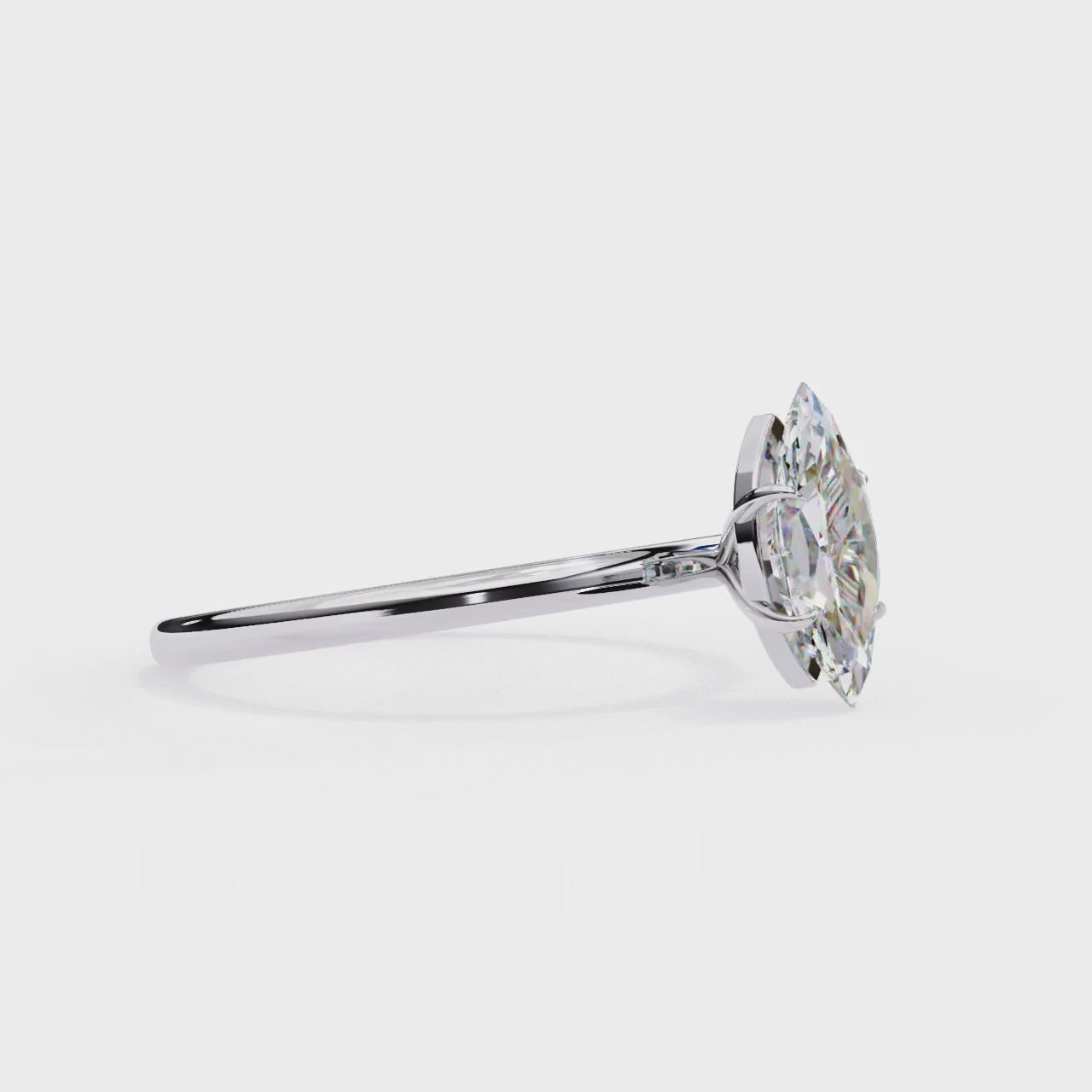 Marquise Solitaire Engagement ring