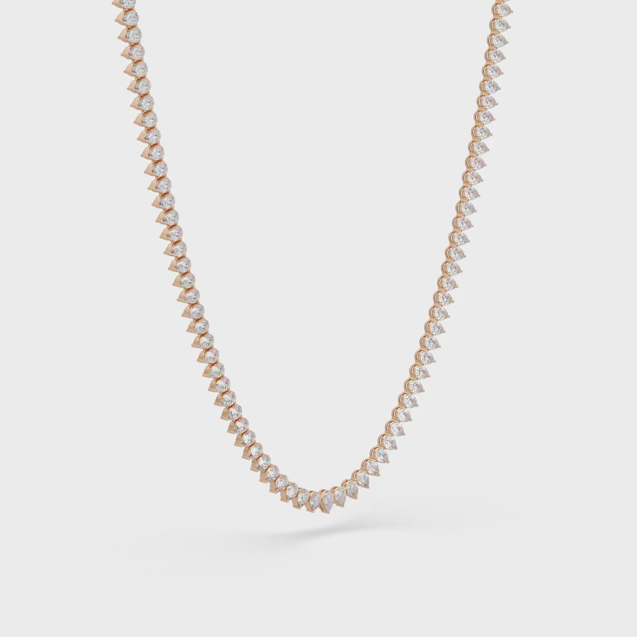 Eternity Moissanite Diamond Necklace