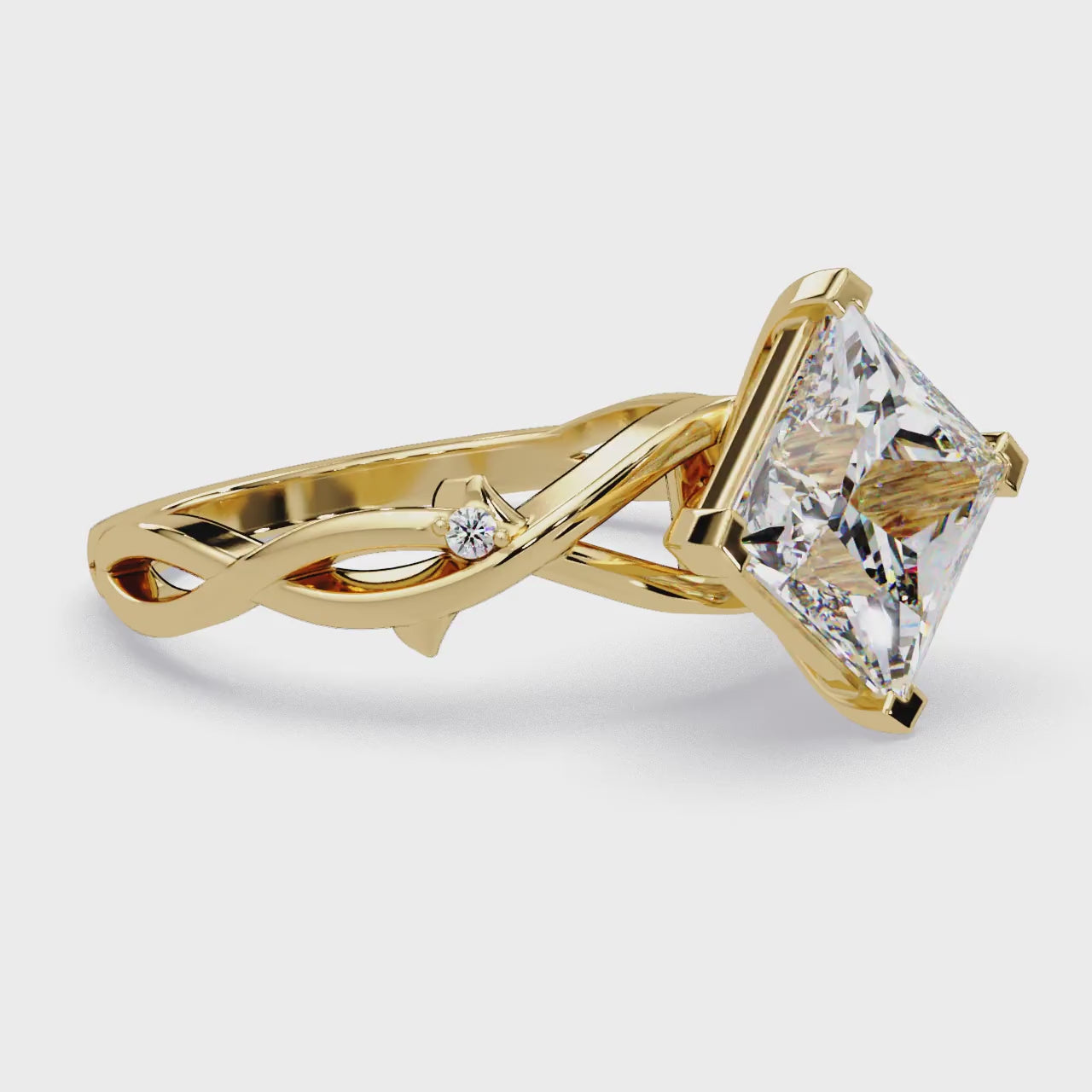 Princess Nature themed Engagement Ring