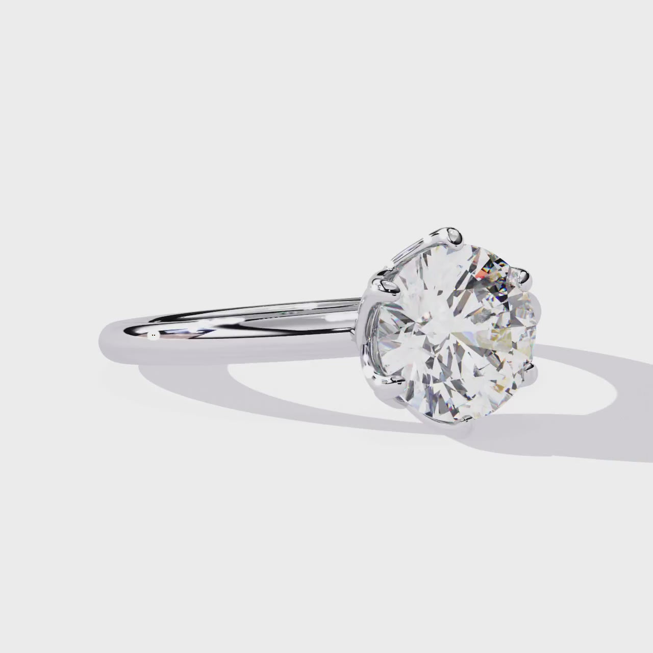 Tulip Basket Engagement Ring