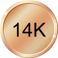 14K Rose Gold