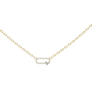 Cushion Cut Diamond Necklace