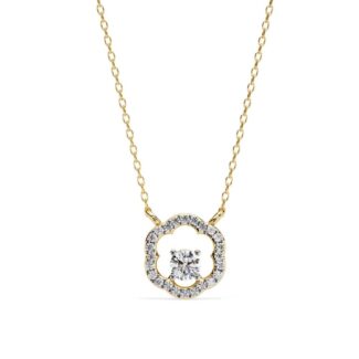 Round Vintage Style Pendant Necklace