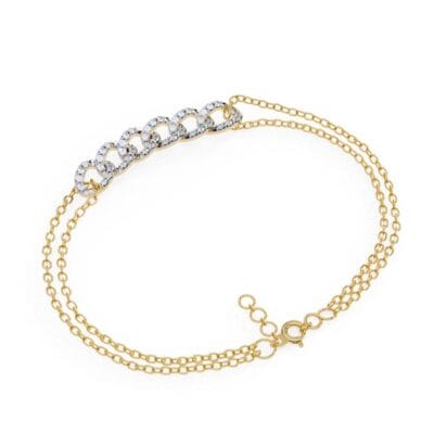 Luxe Luster With Chain Bracelet