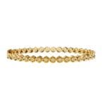 Round Bezel Set Tennis Bracelet