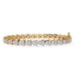 Trio Round Tennis Bracelet