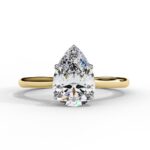 Pear Solitaire Engagement ring