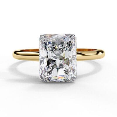 Radiant Solitaire Engagement ring