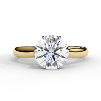 6 prong solitaire engagement ring