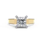 tapered engagement ring