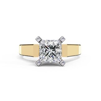 tapered engagement ring