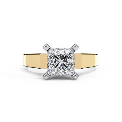 tapered engagement ring