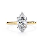 Marquise Solitaire Engagement ring