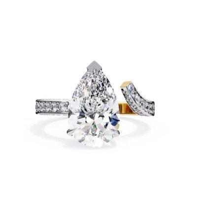 micro pave engagement band