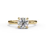 4 prong round solitaire