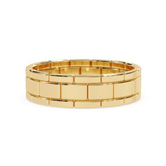 Bright Honey Wedding Band
