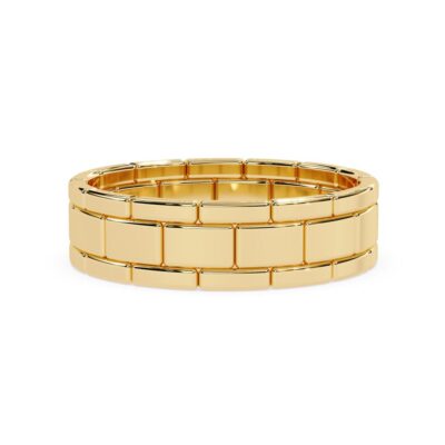 Bright Honey Wedding Band