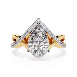 crossover engagement ring