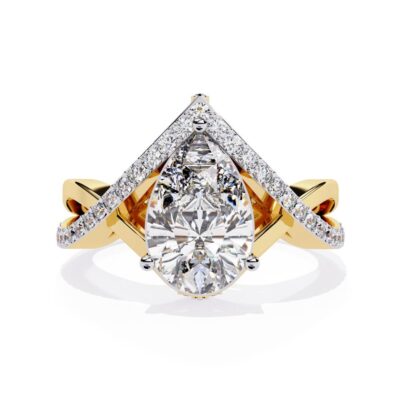 crossover engagement ring