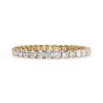 Round Diamond Wedding Band