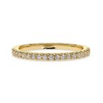 simple stacked wedding rings
