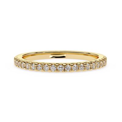 simple stacked wedding rings