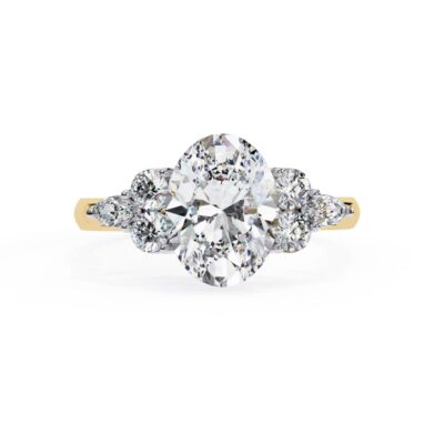 Oval Past Present Future Ring