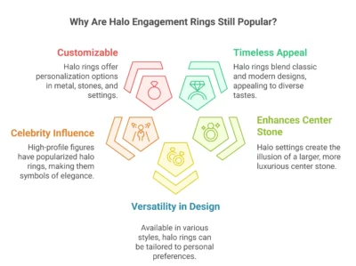 Why Are Halo Engagement Rings Still Popular?