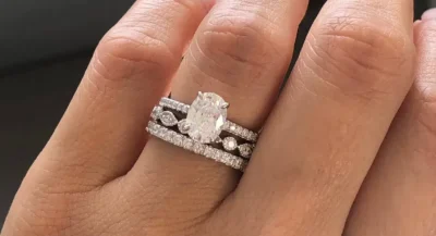 How to Wear an Eternity Ring with Your Wedding and Engagement Rings